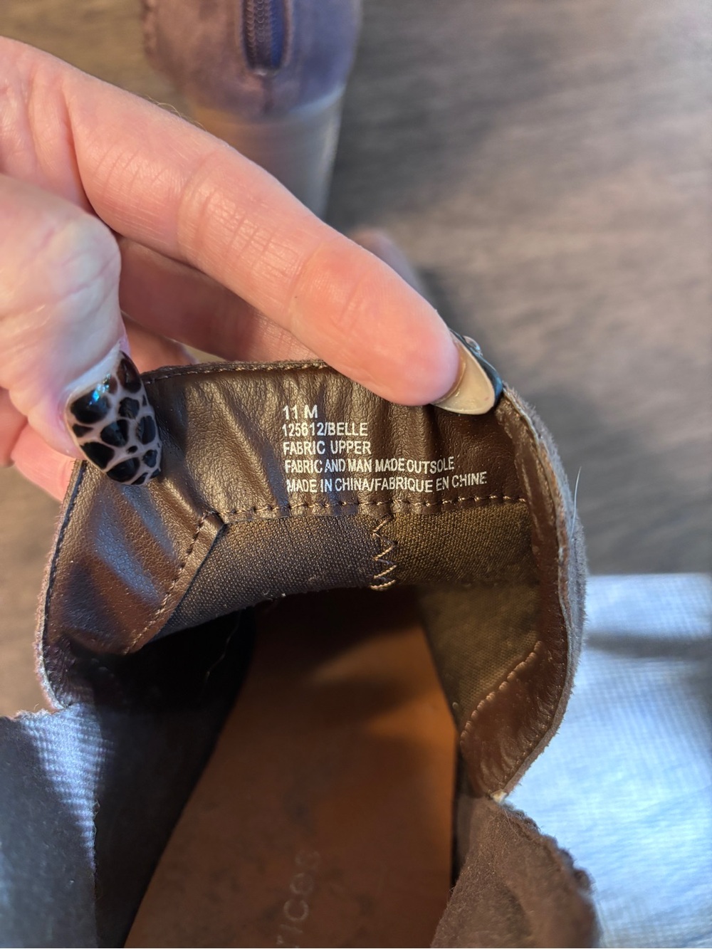 Maurices Brown Faux Suede Pointed Ankle Booties - Picture 5 of 9